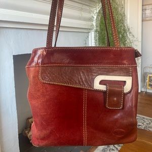 EUC Vintage Cuoieria Fiorentina Italy leather convertible purse back pack